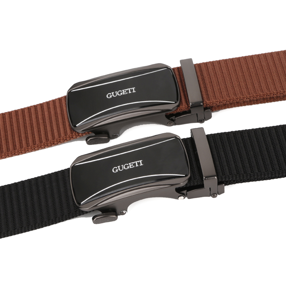 Men's Belt  Automatic buckle tank belt canvas  fabric belt 3.4cm